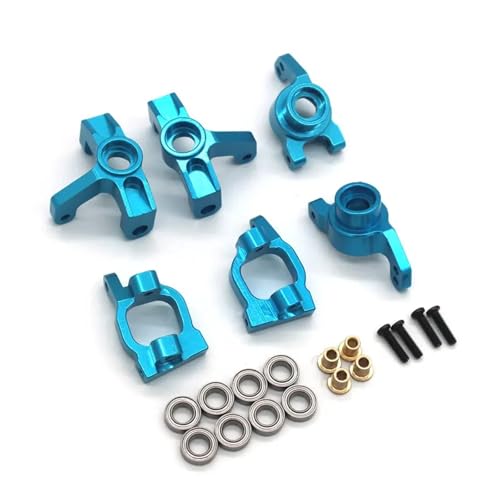 Metall-Upgrade-Armaturen C-Sitz Lenkbecher Hinterradsitz 3-teiliges RC-Set for Relalo AM-X12 AM-D12 14015 14005E Teile(Sky Blue) von YXIUEYINGE