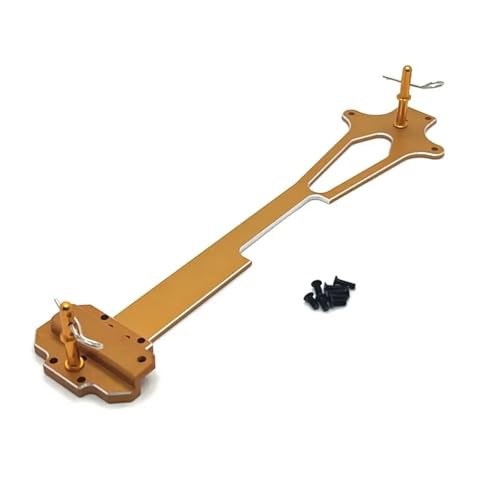 Metall Upgrade Refit Zweite Bodenplatte for WLtoys 1/12 124017 124016 124018 124019 RC Auto Teile(Gold) von YXIUEYINGE