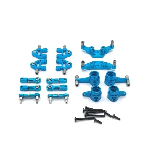 Metall-Upgrade-Teile Metall-Set for Wltoys K969 K979 K989 K999 P929 Metall-Upgrade-Zubehörteil(Blauw) von YXIUEYINGE