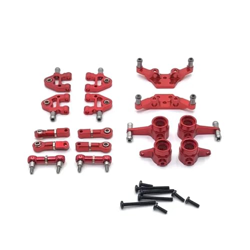 Metall-Upgrade-Teile Metall-Set for Wltoys K969 K979 K989 K999 P929 Metall-Upgrade-Zubehörteil(Rood) von YXIUEYINGE