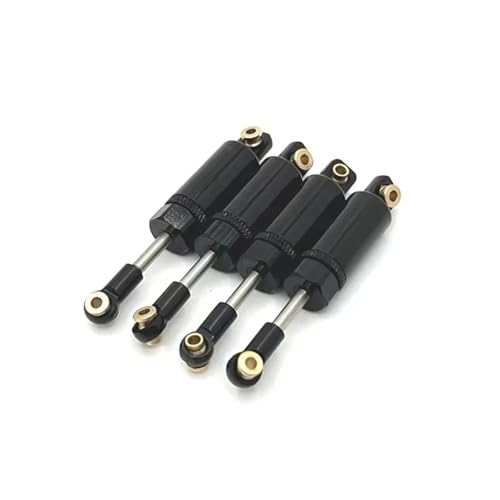 Metall Verbesserte Hydraulische Stoßdämpfer for MN Modell D90 D91 D96 99S for LC79 MN78 for WPL C14 C24 RC Auto Teile Zubehör(Zwart) von YXIUEYINGE