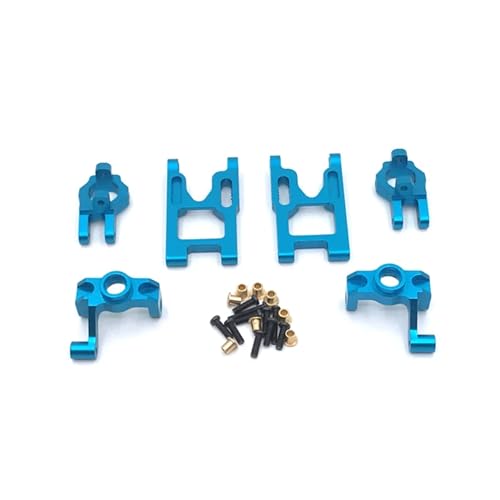 Metall-Vorderschwinge Upgrade C-Sitz Lenkbecher for WLtoys 1/12 12427 12423 12428A 12428B 12428C FY01 FY02 FY03 RC Autoteile(Blauw) von YXIUEYINGE