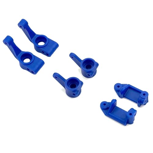 Nylon-Vorderachsblöcke und Hinterachsstummelträger 1/10 for Trax-xas for Slash 2WD/VXL for Rustler for Stampede Langlebige Lenkung(Blauw) von YXIUEYINGE