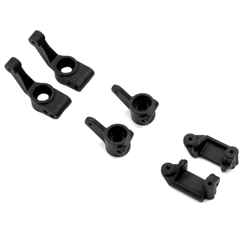 Nylon-Vorderachsblöcke und Hinterachsstummelträger 1/10 for Trax-xas for Slash 2WD/VXL for Rustler for Stampede Langlebige Lenkung(Zwart) von YXIUEYINGE