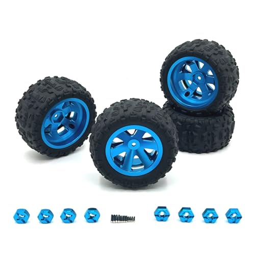 RC 12 mm Hochgeschwindigkeits-Schaufelrad for RC-Autos, 85 x 43–54 for SCY16101 16104 Pro SG116 Pro for MJX for Hyper 86 mm x 42,5 mm(Blauw) von YXIUEYINGE
