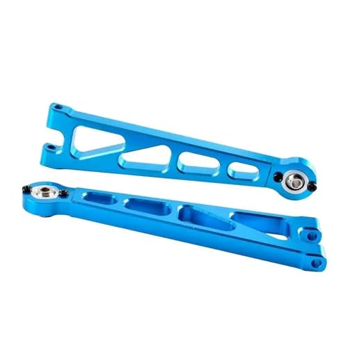 RC 33601 Aluminium Front Upper Suspension Arm 2Pcs Fit for Hallo-Moto 1/10 Off-Road Truck E10MT E10BP(Blauw) von YXIUEYINGE