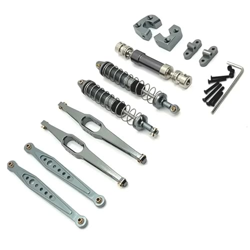 RC-Fernbedienungsautoteile, Metall-Upgrade-Kit for WLtoys 124006 12427 12427 12428 12429(Titanium Color) von YXIUEYINGE
