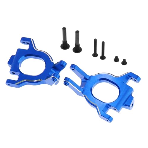 RC Metall C Hub Carrier Caster Blöcke for ARR-ma 1/8 for Mojave 4S 1/10 for Kraton for Outcast 4S 4X4 BLX RC Auto Upgrade Teile(Blauw) von YXIUEYINGE