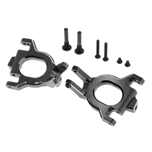 RC Metall C Hub Carrier Caster Blöcke for ARR-ma 1/8 for Mojave 4S 1/10 for Kraton for Outcast 4S 4X4 BLX RC Auto Upgrade Teile(Zwart) von YXIUEYINGE