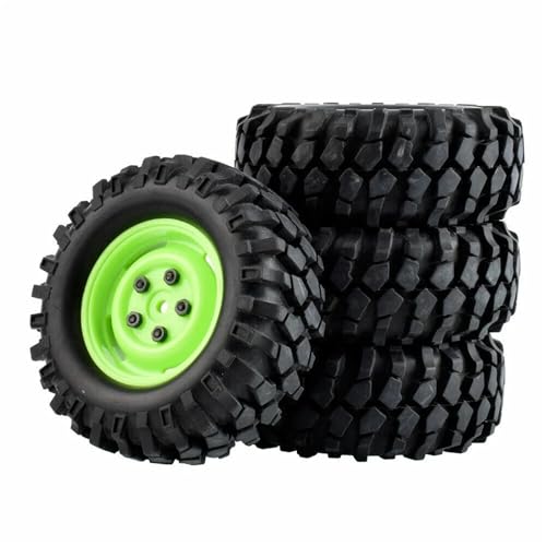 RC Rim51-7006S Gummireifen & Kunststofffelgen 4 Stück for MN128 MN86S Durchmesser 90 mm(Green) von YXIUEYINGE