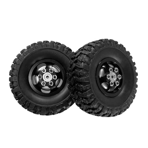 Radreifen Rallye-Räder for MN MN78 MN82 1/12 LC79 MN D90 D91 D96 99S for WPL 1/16 C14 C24, 2 Stück(Zwart) von YXIUEYINGE