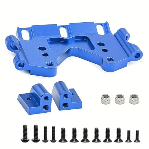Upgrade 1/10 for Trax-xas for Slash 2WD for Bandit for Rustler for Stampede mit Premium Aluminium Legierung Front Lower Halterung(Blauw) von YXIUEYINGE