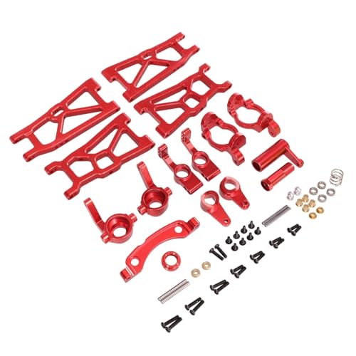Upgrade-Kit for die Metallschwingenaufhängung for ZD Racing DBX-10 1/10 RC-Car-OP-Umbauzubehör, 6-teiliges Set(Rood) von YXIUEYINGE