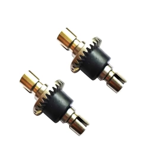 YXIUEYINGE Verbesserte vordere und hintere Differentialgetriebe aus Metall for MJX 16207 16208 16209 16210 14301 14302 14303 H16 R/C-Autoteile(Black 2pcs) von YXIUEYINGE