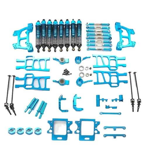 YXIUEYINGE Volle Set Upgrade Teile for HSP RC 1:10 94111 94108 94110 Crawler Auto Monster(Blauw) von YXIUEYINGE