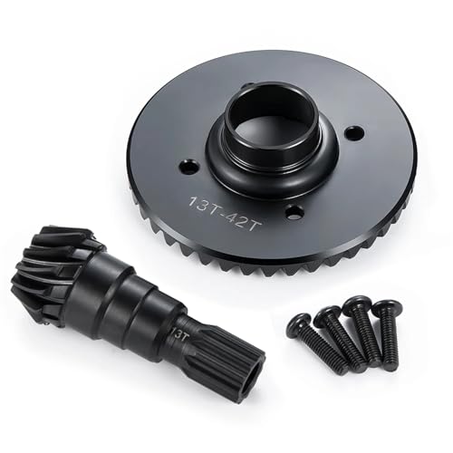 Vorne Hinten 42T Differential Ring Getriebe + 13T Ritzel for 1/5 RC Auto X-MAXX Diff Getriebe Upgrade Teile(Front) von YXIUEYINGE