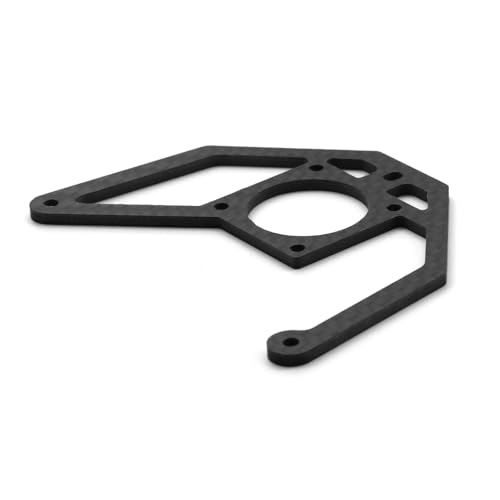 YXIUEYINGE 1PCS Carbon Fiber Wärme Halterung Motor Fan Halterung Montieren for Tam-iya BBX BB01 1/10 RC Auto von YXIUEYINGE