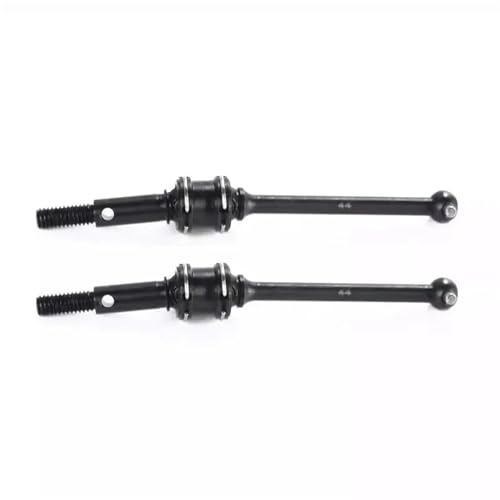 YXIUEYINGE 2 stücke Metallgelenkwelle Antriebswelle CVD Antriebswelle 44mm for Tam-iya TT02 TA05 TA06 TB05 TRF420 TRF417 RC Auto Upgrade Teile von YXIUEYINGE