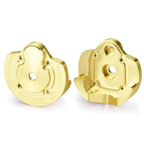 YXIUEYINGE 2Pcs Messing Äußere Portal Abdeckungen Gegengewicht for Axial UTB18 for Capra 1/18 RC Buggy Modell Upgrade Zubehör Teile von YXIUEYINGE