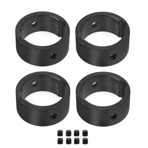 YXIUEYINGE 4 Stück Metall-Differential-Antriebsbecher-Hülse Antriebsbecher-Verstärkungsring for Trax-xas 1/5 X-MAXX 1/6 XRT RC-Auto-Upgrade-Teile(Zwart) von YXIUEYINGE