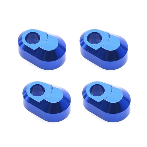 YXIUEYINGE 4 Stück Metallaufhängungsstifthalter 7743 for TRAX-XAS 1/5 X-MAXX 6S 8S 1/6 XRT 8S 1/10 MAXX RC Auto Upgrade Teile Zubehör(Blauw) von YXIUEYINGE