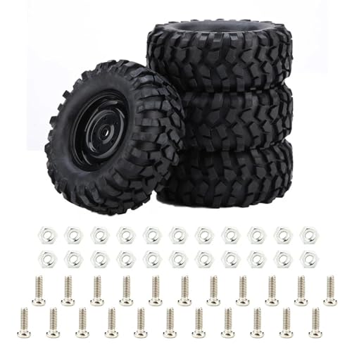 YXIUEYINGE 4 stücke Set 1:10 Reifen Gummi Reifen for Rock Crawler Off Road RC Fernbedienung Auto Teil von YXIUEYINGE