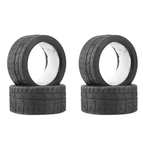 YXIUEYINGE 4Pcs Gummi Reifen Mit Schaum Einsatz 8584 for ZD Racing EX-07 EX07 1/7 RC Auto Upgrade Teile Ersatz zubehör von YXIUEYINGE