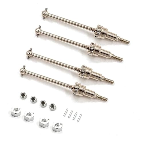 YXIUEYINGE 4Pcs Metall Antriebswelle CVD Mit Adapter for HBX 18856 18857 18858 18859 1/18 RC Auto Upgrades Teile Zubehör YXIUEYINGE 4Pcs Metall Antriebswelle CVD Mit Adapter for HBX 18856 18857 18858 18859 1/18 RC Auto Upgrades Teile Zubehör von YXIUEYINGE