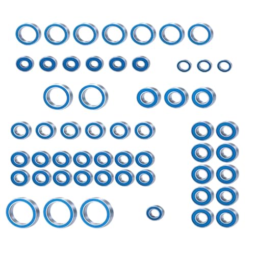YXIUEYINGE 55PCS Gummi Versiegelt Kugellager Kit for 1/10 for Trax-xas TRX6 RC Auto Upgrades Teile Zubehör YXIUEYINGE 55PCS Gummi Versiegelt Kugellager Kit for 1/10 for Trax-xas TRX6 RC Auto Upgrades Teile Zubehör von YXIUEYINGE