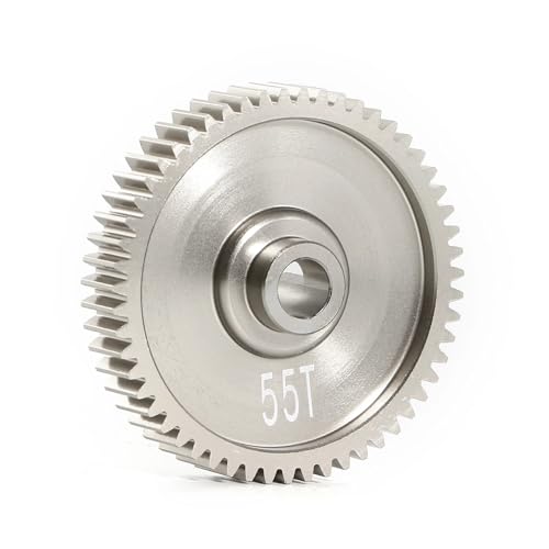 YXIUEYINGE 55T 58T 61T High Speed ​​Stirnradgetriebe 51004 53665 for TAM-IYA TT01 TT-01 1/10 RC Auto Upgrade Teile Zubehör(55T) von YXIUEYINGE