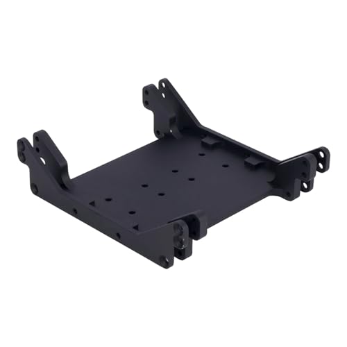 YXIUEYINGE Aluminium-Getriebe-Unterfahrschutz for 1/10 RC Crawler Car for Axial SCX10 for Wraith 90018 90053 RR10 Roll Cage Getriebe-Upgrade(Zwart) von YXIUEYINGE