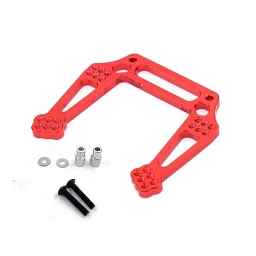 YXIUEYINGE Aluminium-Stoßdämpferhalterungen vorne und hinten ersetzen 3638 3639 for 1/10 for Trax-xas Slash 2WD for Stampede VXL for Skully Upgrade-Teile(Front Tower Red) von YXIUEYINGE