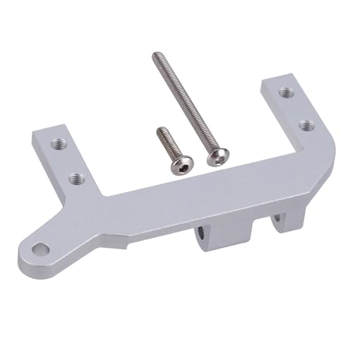 YXIUEYINGE CNC Aluminium TRX4 Servo Halterung Ständer Vorderachse Halterung for 1/10 RC Crawler Auto TRX-4 Upgrade Teile(Silver) von YXIUEYINGE