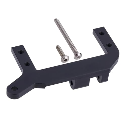 YXIUEYINGE CNC Aluminium TRX4 Servo Halterung Ständer Vorderachse Halterung for 1/10 RC Crawler Auto TRX-4 Upgrade Teile(Zwart) von YXIUEYINGE