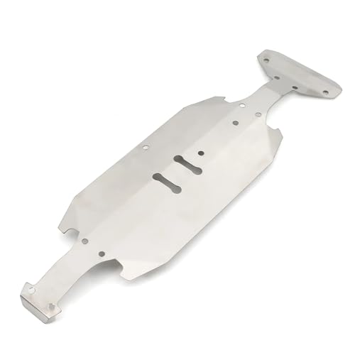 YXIUEYINGE Edelstahl-Unterfahrschutz-Chassis-Rüstung-Getriebeschutz for Tam-iya XV02 XV-02 1/10 RC-Car-Upgrade-Teile-Zubehör von YXIUEYINGE