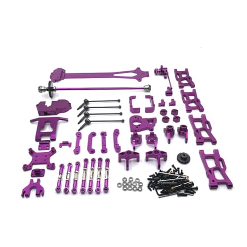 YXIUEYINGE Geeignet for WLtoys 1/12 124016 124017 124018 124019 RC Auto Ebene Modifizierte Teile(Purple) von YXIUEYINGE