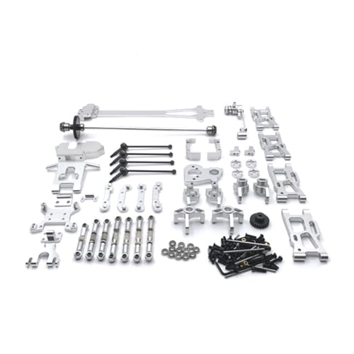 YXIUEYINGE Geeignet for WLtoys 1/12 124016 124017 124018 124019 RC Auto Ebene Modifizierte Teile(Silver) von YXIUEYINGE