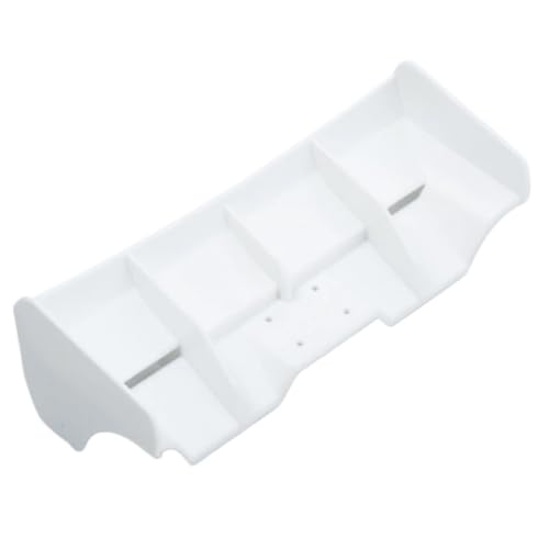 YXIUEYINGE Hard Tail Wing Zubehör Teil for LC Racing L6147 1/14 TRUGGY Wing for Wltoys 144001 124019 124017 Upgrade Teile(White) von YXIUEYINGE