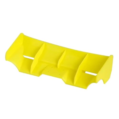 YXIUEYINGE Hard Tail Wing Zubehör Teil for LC Racing L6147 1/14 TRUGGY Wing for Wltoys 144001 124019 124017 Upgrade Teile(Yellow) von YXIUEYINGE