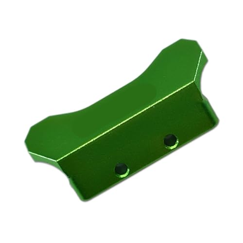 YXIUEYINGE Heckstoßstange aus Metall-Aluminiumlegierung LOS214009 for L-OSI 1/18 Mini-T 2.0 2WD for Stadium Truck LOS01019 LOS1056 LOS01015 RC-Auto(Green) von YXIUEYINGE