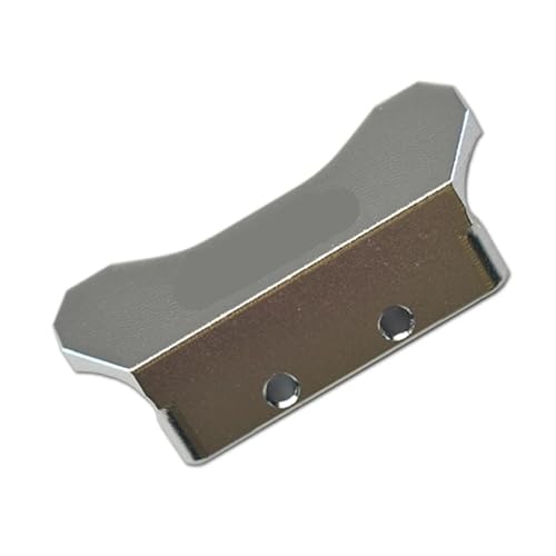YXIUEYINGE Heckstoßstange aus Metall-Aluminiumlegierung LOS214009 for L-OSI 1/18 Mini-T 2.0 2WD for Stadium Truck LOS01019 LOS1056 LOS01015 RC-Auto(Silver) von YXIUEYINGE