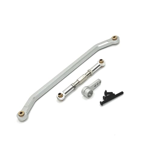 YXIUEYINGE Lenkgestänge, Lenkarm aus Metall for Mn128 Modell Mn86 G500 Upgrade-Teile Fernbedienung Rc Crawler Autozubehör im Maßstab 1:12(Silver) von YXIUEYINGE