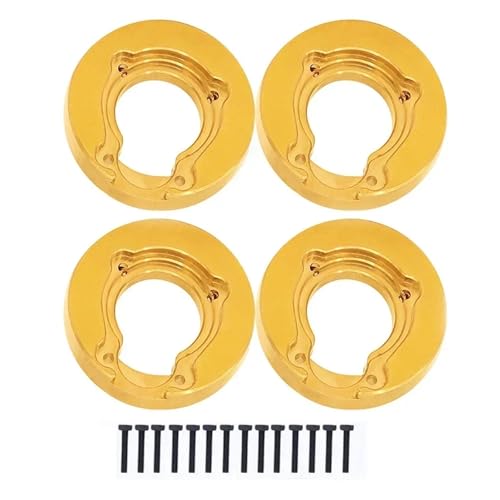 YXIUEYINGE Messingbrücke Seitengegengewicht 1/10 for HB R1001/R1002/R1003 Ford Liema Rc Auto(4pcs) von YXIUEYINGE