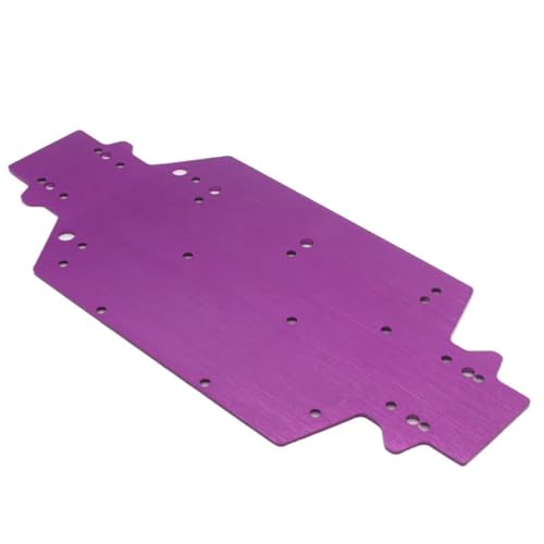 YXIUEYINGE Metall-Chassis-Upgrade-Bodenplattenplatine 28004 for RC 1/16 for HSP-Auto 94182/94182pro/94163/94185/94185pro/94186/94186pro/94183/94187(Purple) von YXIUEYINGE