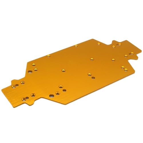 YXIUEYINGE Metall-Chassis-Upgrade-Bodenplattenplatine 28004 for RC 1/16 for HSP-Auto 94182/94182pro/94163/94185/94185pro/94186/94186pro/94183/94187(Yellow) von YXIUEYINGE