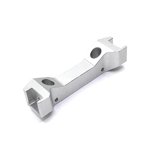 YXIUEYINGE Metall Upgrade Aluminium Teile Front Strahl Halterung for YK4102 YK4103 YK4082 1/10 RC Auto Teile(Silver) von YXIUEYINGE