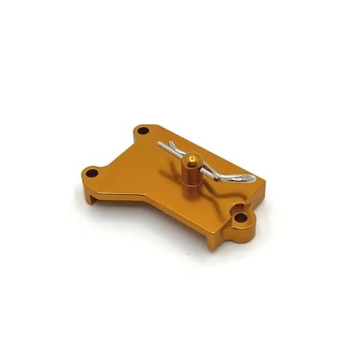 YXIUEYINGE Metall-Upgrade-Batterieständer, Servo-Befestigungsständer for SCY 1/16 for JJRC RC-Autoteile(Yellow) von YXIUEYINGE