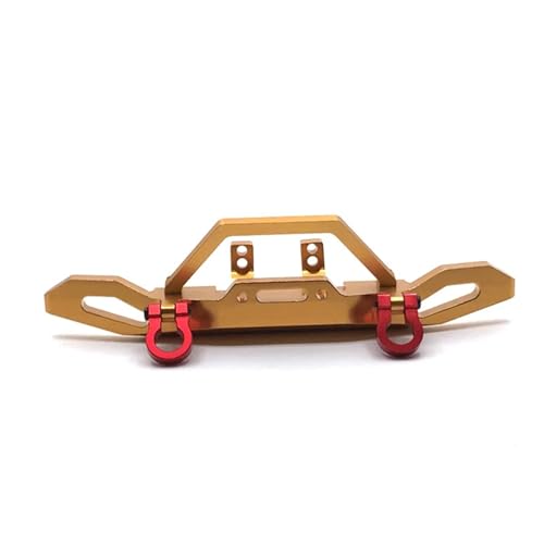 YXIUEYINGE Metall-Upgrade-Modifikation Frontstoßstange for WLtoys 1/10 104001 104002 RC-Autoteile(Yellow) von YXIUEYINGE