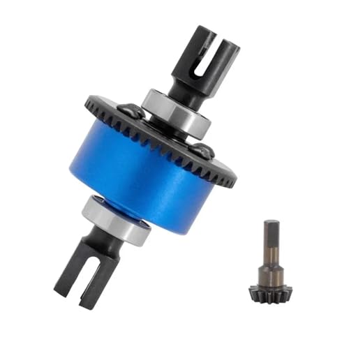 YXIUEYINGE Metall Vorne Hinten Differential 43T 13T for ARR-ma 1/7 Infraction Limitless 1/8 for Typhon 6S 1/10 for SENTON 6S Upgrade Teile(Blauw) von YXIUEYINGE