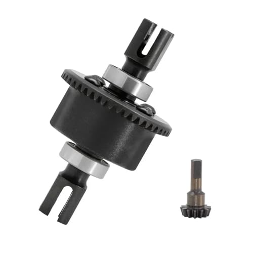 YXIUEYINGE Metall Vorne Hinten Differential 43T 13T for ARR-ma 1/7 Infraction Limitless 1/8 for Typhon 6S 1/10 for SENTON 6S Upgrade Teile(Zwart) von YXIUEYINGE